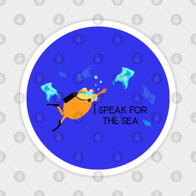 I speak for the sea Magnet by Jack00